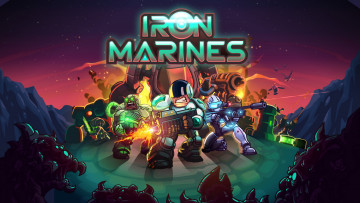 Картинка iron+marines видео+игры стратегия мобильная iron marines