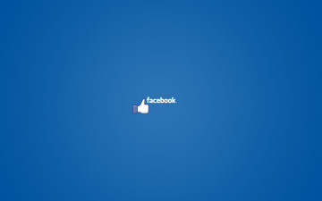 обоя компьютеры, facebook, фон, логотип