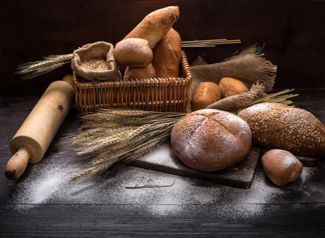 Обои картинки фото еда, хлеб,  выпечка, выпечка