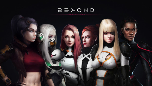 Обои картинки фото видео игры, beyond divinity, фон, униформа, взгляд, девушки