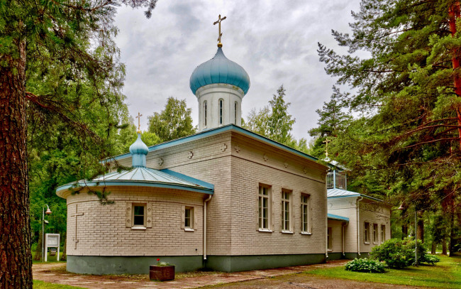 Обои картинки фото города, - православные церкви,  монастыри, финляндия, красивая, православная, церковь, порвоо
