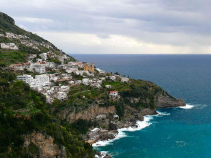 Картинка города амальфийское лигурийское побережье италия