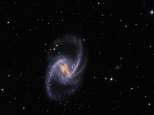 Картинка ngc 1365 космос галактики туманности