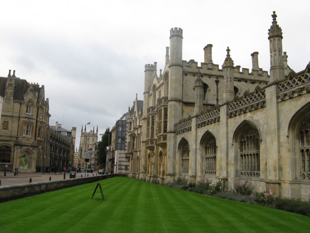 Обои картинки фото англия, кембридж, города, здания, дома