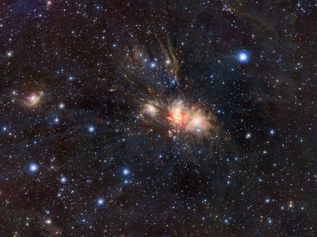 Обои картинки фото ngc, 2170, космос, галактики, туманности