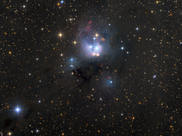 Обои картинки фото ngc, 7129, космос, галактики, туманности