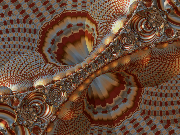 Обои картинки фото 3д, графика, fractal, фракталы, коричневый, абстракция