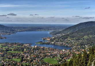 Картинка германия бавария роттах эгерн города панорамы панорама дома река