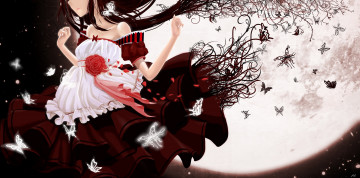 Картинка аниме unknown +другое angeloswingies платье розы девушка арт