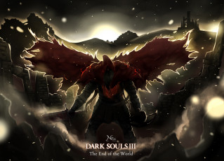 Картинка видео+игры dark+souls+3 воин
