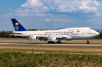 обоя boeing 747-300, авиация, пассажирские самолёты, авиалайнер