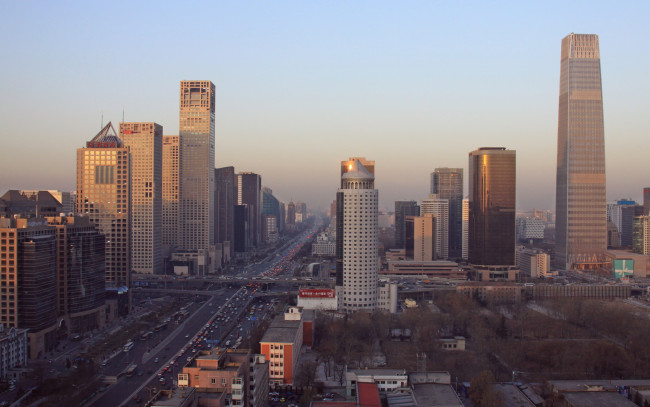 Обои картинки фото пекин, китай, города, пекин , город, архитектура, небоскребы