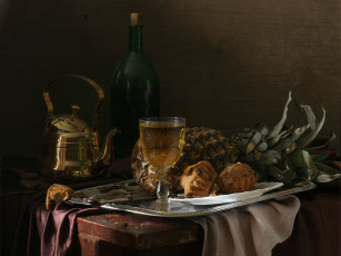 Картинка ира быкова кексами ананасом еда натюрморт