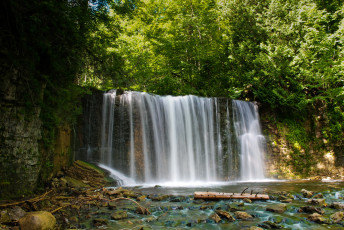 Картинка bracebridge +ontario +canada природа водопады водопад река ontario canada лес