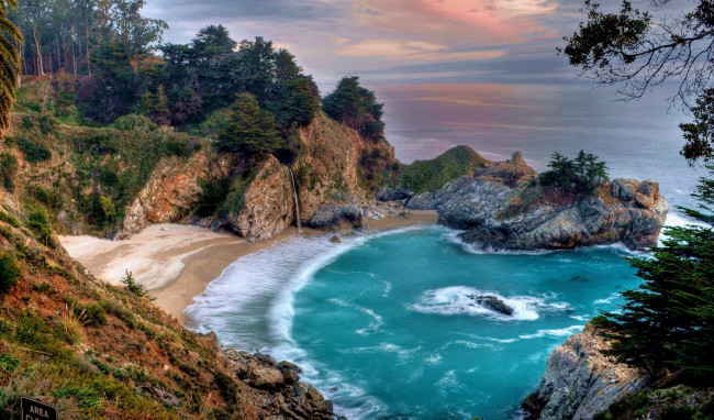 Обои картинки фото природа, побережье, калифорния, сша