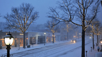 Картинка города -+улицы +площади +набережные снег улица дома город