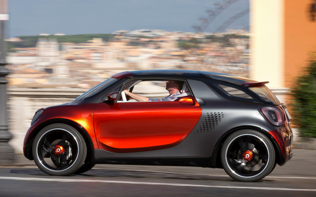 Обои картинки фото smart forstars concept 2012, автомобили, smart, forstars, concept, 2012