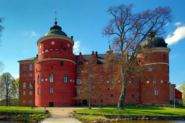 Обои картинки фото gripsholm castle, города, замки швеции, gripsholm, castle