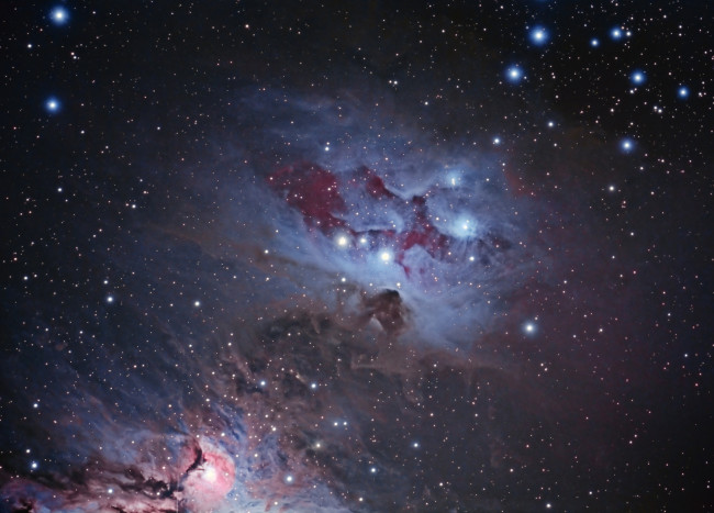 Обои картинки фото running man nebula, космос, галактики, туманности, туманность, пространство