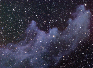 Картинка туманность голова ведьмы космос галактики туманности
