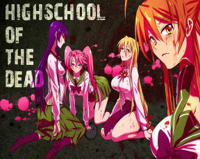 Картинка аниме highschool of the dead