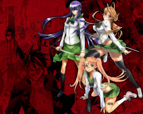 Картинка аниме highschool of the dead