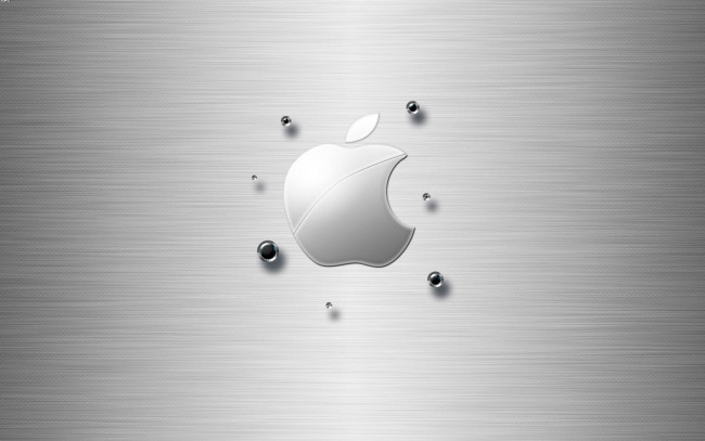 Обои картинки фото компьютеры, apple, фон, яблоко, логотип