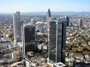 Картинка frankfurt города панорамы