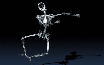 Картинка разное кости рентген тень танцует скелет