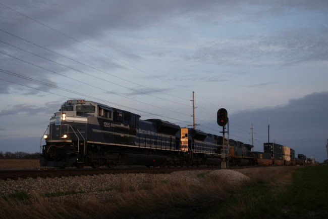 Обои картинки фото техника, поезда, локомотив, рельсы, состав