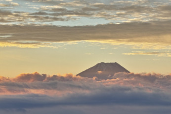 Картинка природа горы закат гора небо takaten