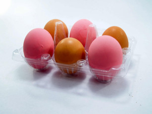 Картинка еда яйца розовые бежевые упаковка