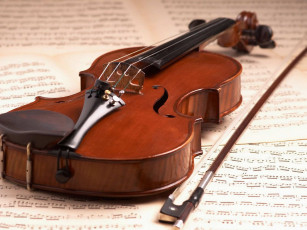 обоя музыка, музыкальные, инструменты, скрипка