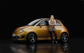 Картинка rinspeed e2 автомобили авто девушками
