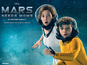 Картинка тайна красной планеты мультфильмы mars needs moms