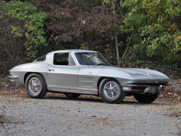 Обои картинки фото автомобили, corvette, c2, 1963, z06, sting, ray