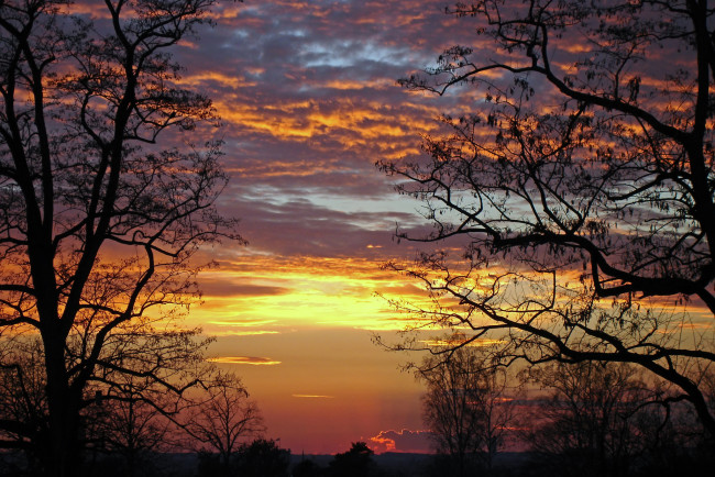 Обои картинки фото природа, восходы, закаты, рассвет