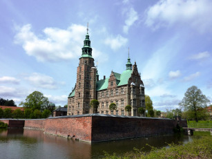 обоя города, копенгаген, дания, rosenborg, castle, denmark, copenhagen