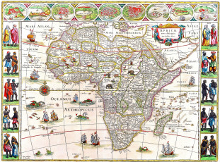 Картинка разное глобусы карты гравюры африка карта старинный
