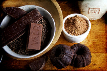 Картинка еда конфеты шоколад сладости кексы какао