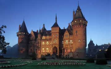 Картинка dehaar castle netherlands города дворцы замки крепости нидерланды замок