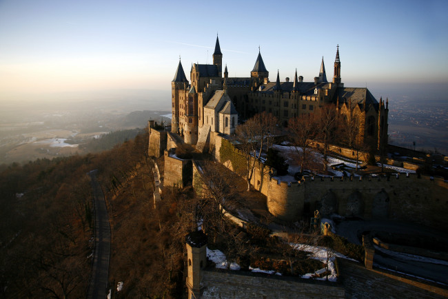 Обои картинки фото hohenzollern, castle, города, дворцы, замки, крепости, горы, замок