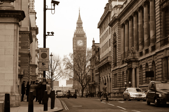 Обои картинки фото london, big, ben, города, лондон, великобритания, часы