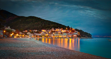 Картинка города пейзажи дома побережье хорватия