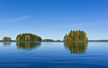 Картинка островки природа реки озера остров озеро карелия