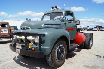 обоя 1951 ford truck f-7 big job, автомобили, ford trucks, тягач, грузовик, седельный