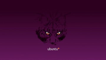 обоя компьютеры, ubuntu linux, фон, глаза