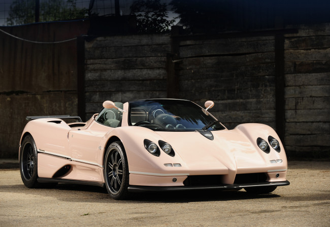 Обои картинки фото автомобили, pagani, pink