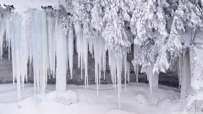 Обои картинки фото природа, зима, лед
