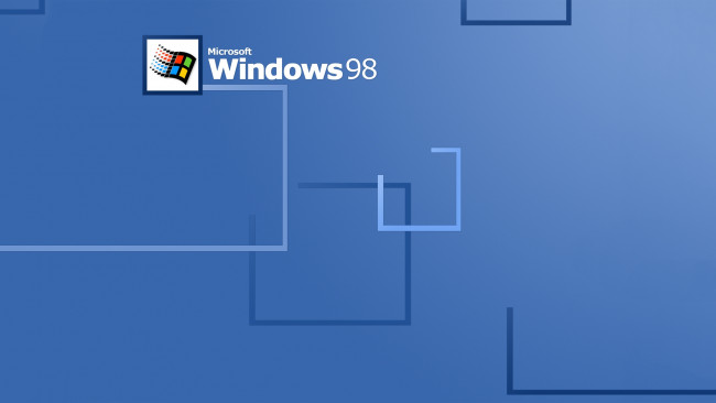 Обои картинки фото компьютеры, windows 98, windows 95, фон, логотип